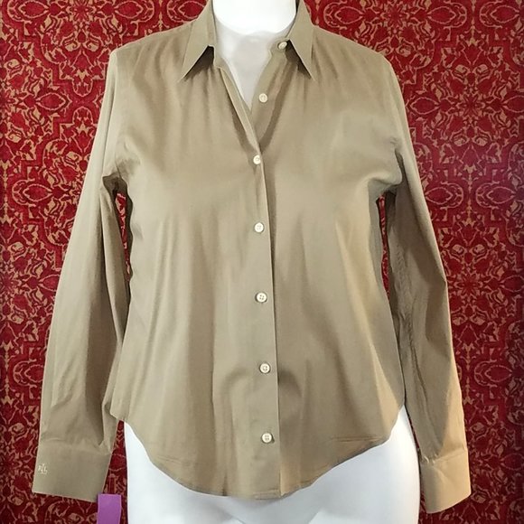 RALPH LAUREN Shirt Blouse PL⚠️🕚 - Picture 1 of 7